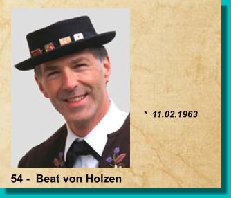 *  11.02.1963 54 -  Beat von Holzen