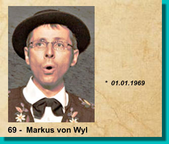 *  01.01.1969 69 -  Markus von Wyl