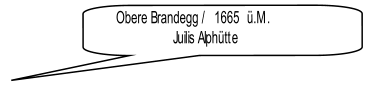 Obere Brandegg /   1665  ü.M.   Juilis Alphütte